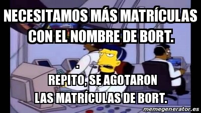 Necesitamos más Placas de Bort